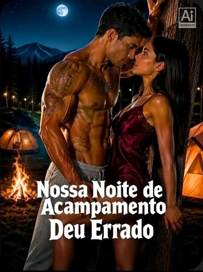 Capa da minissérie Nossa Noite no Acampamento que Deu Errado +18🥵🥵