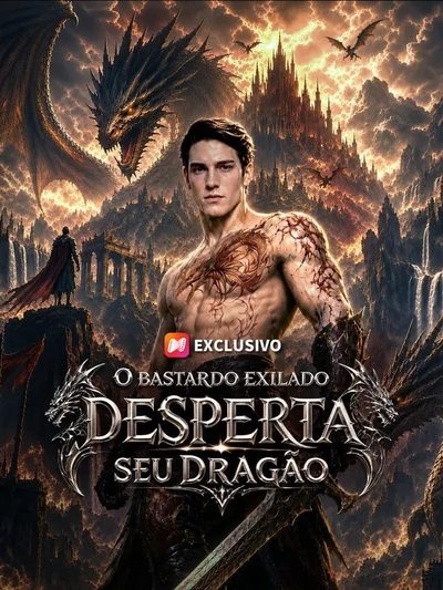 Capa da minissérie O Bastardo Exilado Desperta Seu Dragão