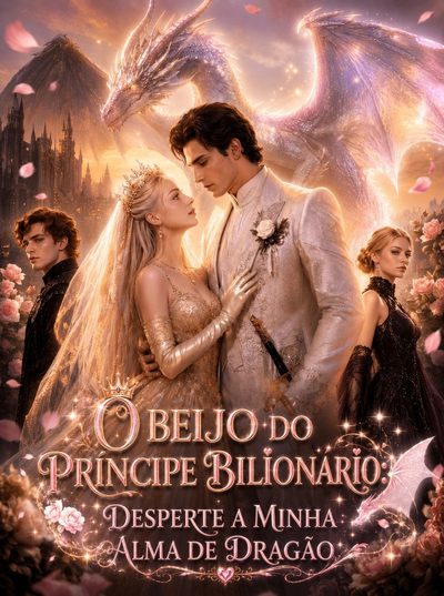 Capa da minissérie O Beijo do Príncipe Bilionário: Desperte a Minha Alma Dragão