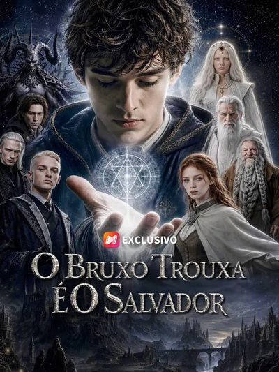 Capa da minissérie O Bruxo Trouxa É o Salvador