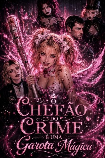 Capa da minissérie O Chefão do Crime É uma Garota Mágica