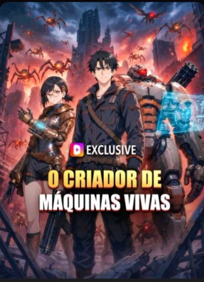Capa da minissérie O Criador de Máquinas Vivas