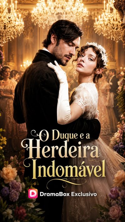 Capa da minissérie O Duque e a Herdeira Indomável