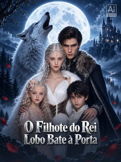 Capa da minissérie O Filhote do Rei Lobo Bate à Porta
