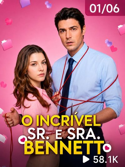 Capa da minissérie O Incrível Sr e Sra Bennett