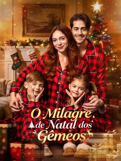 Capa da minissérie O Milagre de Natal dos Gêmeos