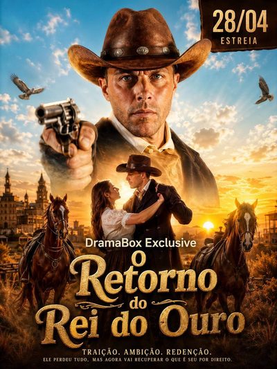Capa da minissérie O Retorno do Rei do Ouro