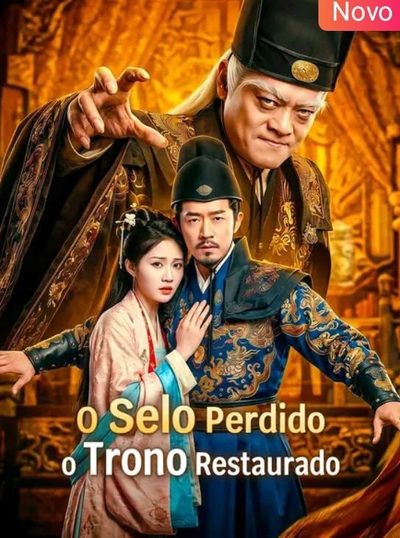 Capa da minissérie O Selo Perdido, o Trono Restaurado