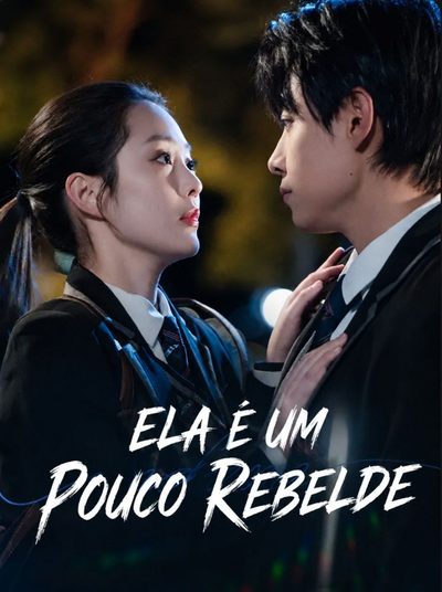 Capa da minissérie Os Espinhos Dele, as Faíscas Dela Ela É um Pouco Rebelde