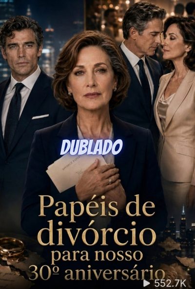 Capa da minissérie Papéis de Divórcio para Nosso 30° Aniversário