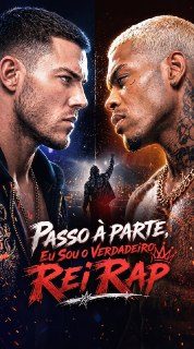 Capa da minissérie Passo à parte, Eu Sou o Verdadeiro Rei Rap
