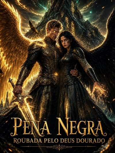 Capa da minissérie Pena Negra: Roubada Pelo Deus Dourado