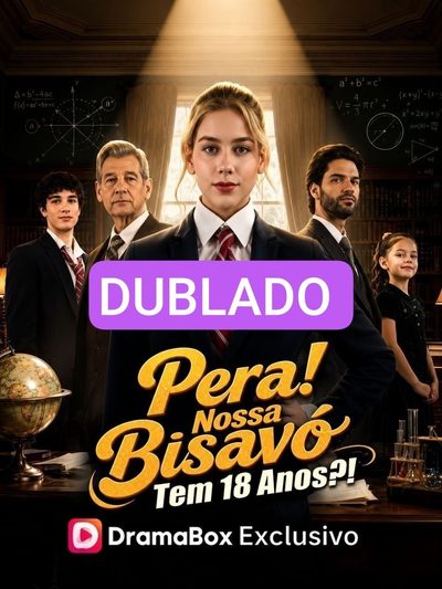 Capa da minissérie Pera! Nossa Bisavó Tem 18 Anos?! ��dublado