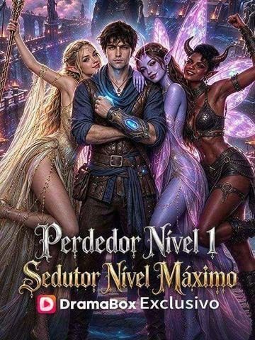 Capa da minissérie Perdedor Nível 1 Sedutor Nível Máximo