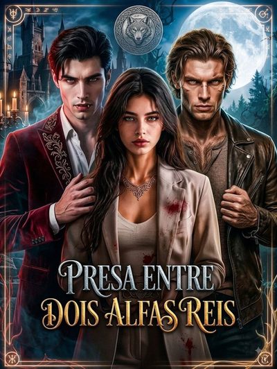 Capa da minissérie Presa Entre Dois Alfas Reis