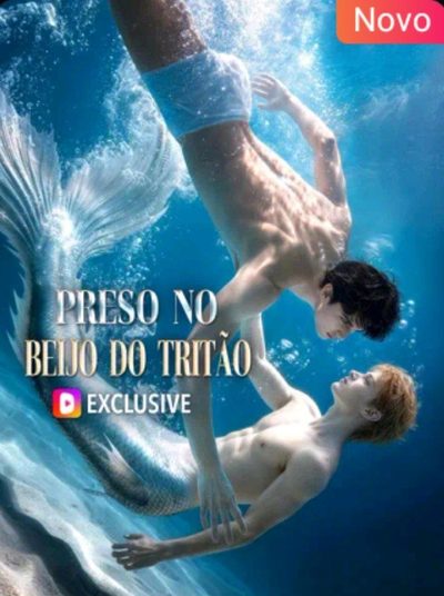 Capa da minissérie Preso no Beijo do Tritão - Lgbt Bl