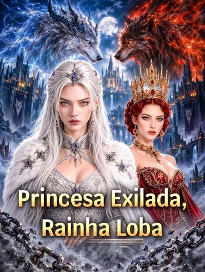 Capa da minissérie Princesa Exilada, Rainha Loba -