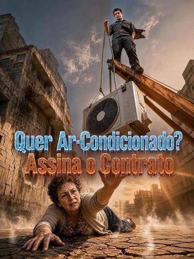 Capa da minissérie Quer Ar Condicionado Assina o Contrato