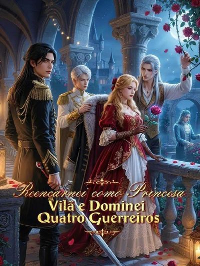 Capa da minissérie Reencarnei Como Princesa Vilã e Dominei Quatro Guerreiros Dublado