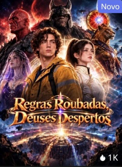 Capa da minissérie Regras Roubadas, Deuses Despertos