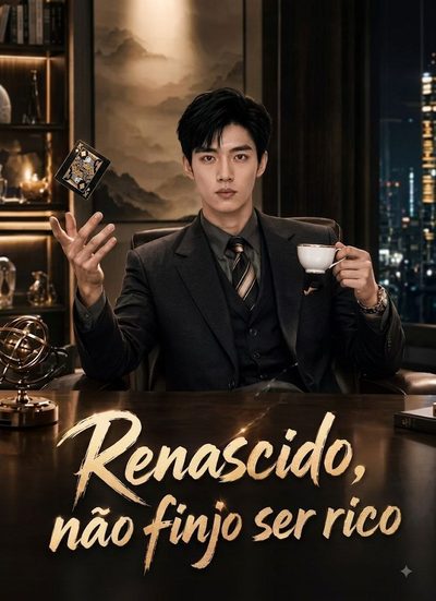 Capa da minissérie Renascido Não Finjo Ser Rico -