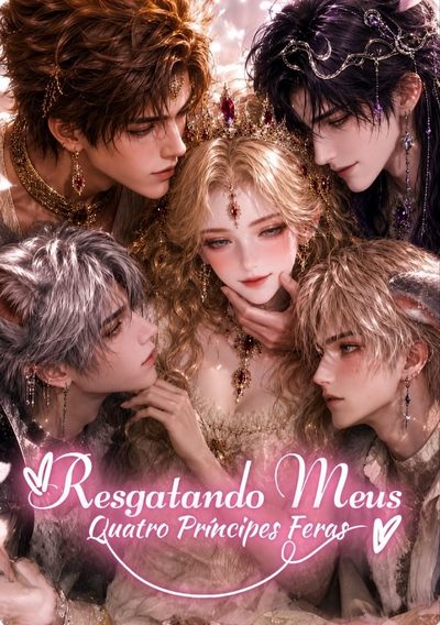 Capa da minissérie ❤️ Resgatando Meus Quatro Príncipes Feras