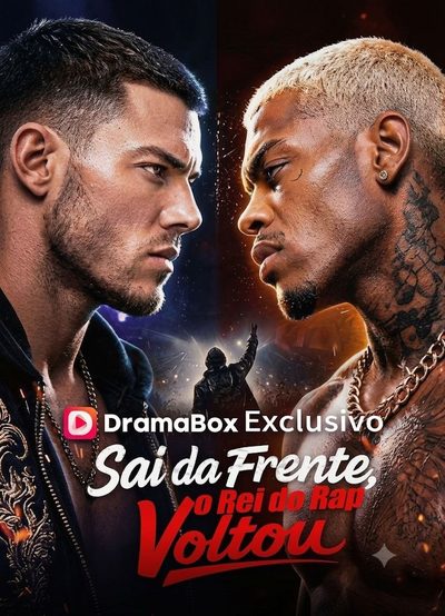 Capa da minissérie Sai da Frente o Rei do Rap Voltou -