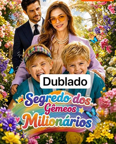 Capa da minissérie Segredo dos Gêmeos Milionários