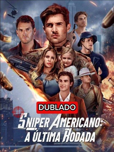 Capa da minissérie Sniper Americano a Última Rodada (dublado)