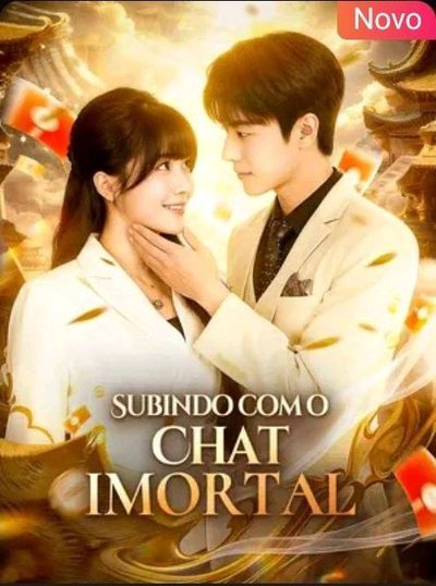 Capa da minissérie Subindo com o Chat Imortal