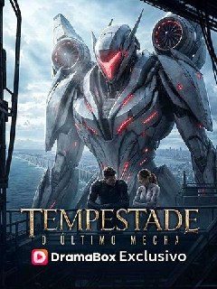 Capa da minissérie Tempestade: o Último Mecha Dublado