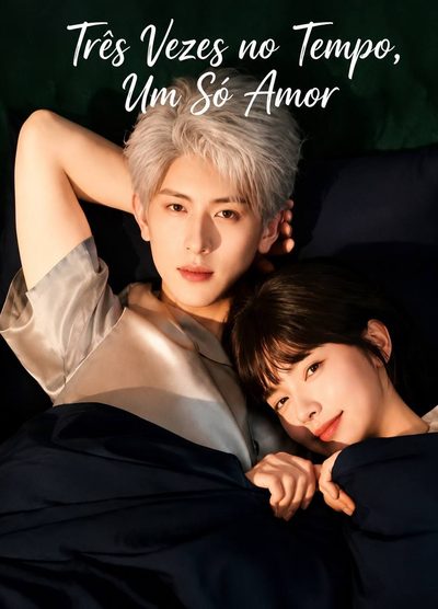Capa da minissérie Três Vezes no Tempo, um Só Amor