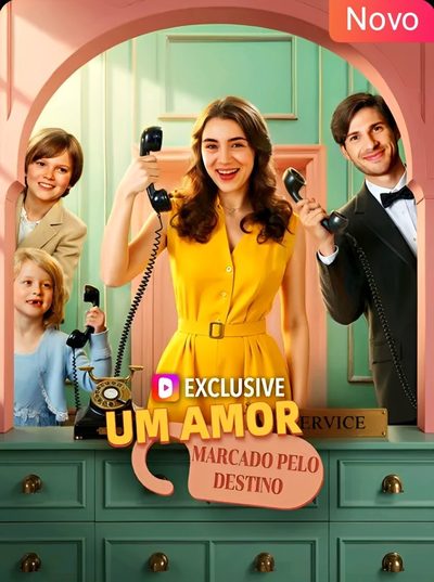 Capa da minissérie Um Amor Marcado Pelo Destino