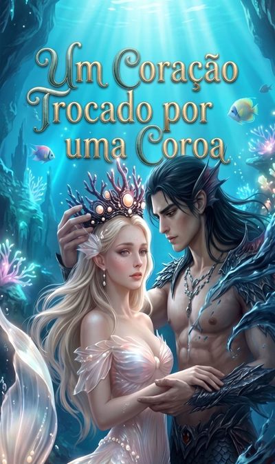 Capa da minissérie Um Coração Trocado por uma Coroa