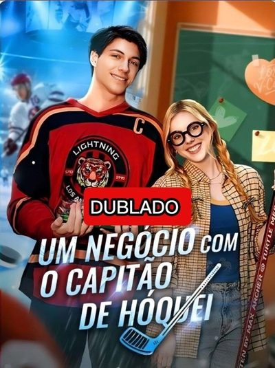Capa da minissérie Um Negócio com o Capitão de Hóquei Dublado