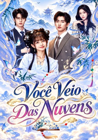 Capa da minissérie Você Veio das Nuvens